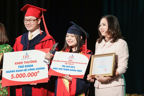 Thành tích tốt nghiệp ‘khủng’ của sinh viên UEF - Ảnh 2. Thành tích tốt nghiệp ‘khủng’ của sinh viên UEF - Ảnh 2.