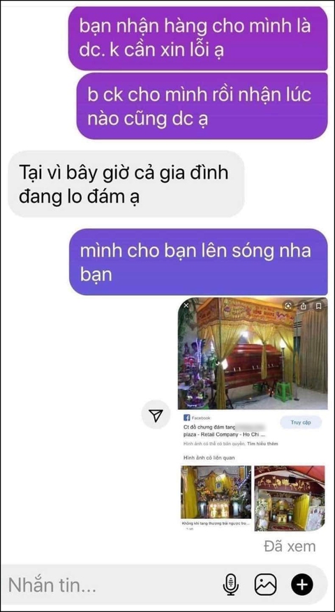 Dựng kịch bản bom hàng, cô gái bị chủ shop bóc trần sự gian dối - Ảnh 2. Dựng kịch bản bom hàng, cô gái bị chủ shop bóc trần sự gian dối - Ảnh 2.