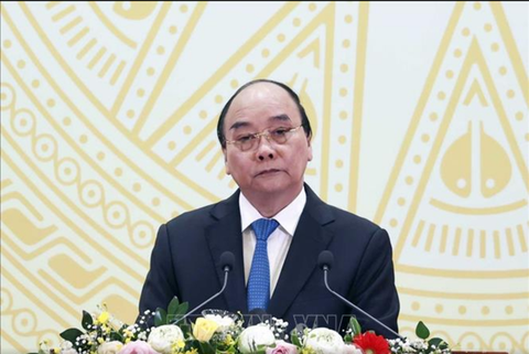 Chủ tịch nước Nguyễn Xuân Phúc nêu 4 định hướng chiến lược tại Lễ kỷ niệm 77 năm Quốc khánh Việt Nam - Ảnh 1. Chủ tịch nước Nguyễn Xuân Phúc nêu 4 định hướng chiến lược tại Lễ kỷ niệm 77 năm Quốc khánh Việt Nam - Ảnh 1.