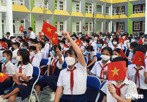 Quận 12 khánh thành trường mới đủ chỗ cho 1.800 học sinh - Ảnh 1. Quận 12 khánh thành trường mới đủ chỗ cho 1.800 học sinh - Ảnh 1.