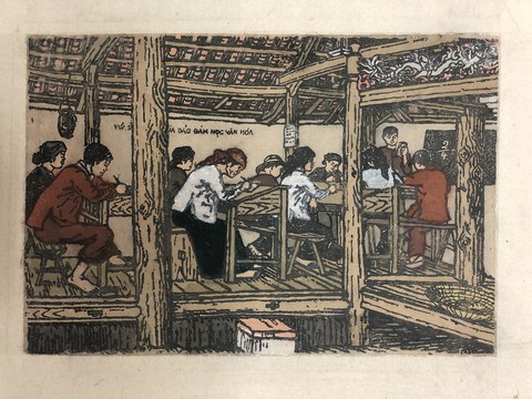 Xem truyền thống hiếu học của người Việt qua tranh của nhiều danh họa - Ảnh 3. Xem truyền thống hiếu học của người Việt qua tranh của nhiều danh họa - Ảnh 3.
