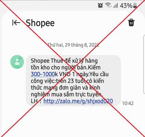 Tin sáng 1-9: Điều chỉnh các tuyến xe buýt dịp lễ 2-9; Cảnh giác với tin nhắn mạo danh Shopee - Ảnh 5. Tin sáng 1-9: Điều chỉnh các tuyến xe buýt dịp lễ 2-9; Cảnh giác với tin nhắn mạo danh Shopee - Ảnh 5.