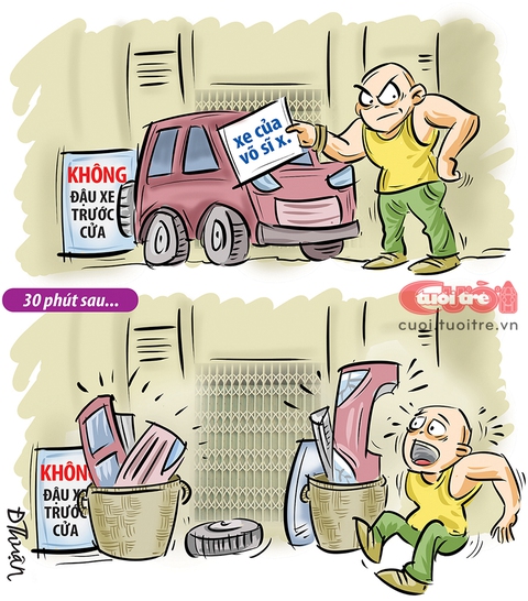 Xe ô tô của võ sĩ cũng không tha - Ảnh 1. Xe ô tô của võ sĩ cũng không tha - Ảnh 1.
