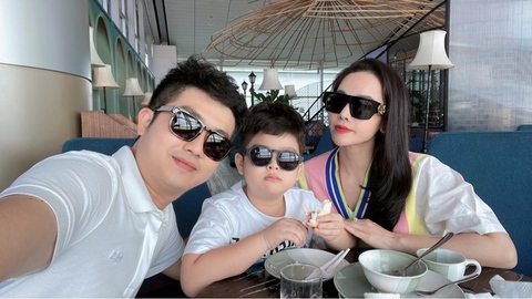 Con trai Nhật Kim Anh sung sướng vì lần đầu được xuất ngoại cùng bố mẹ - Ảnh 2. Con trai Nhật Kim Anh sung sướng vì lần đầu được xuất ngoại cùng bố mẹ - Ảnh 2.