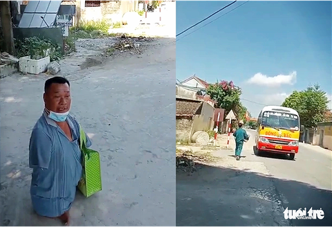 Xe buýt ‘ngó lơ’ người đàn ông khuyết tật, dân mạng bất bình - Ảnh 1. Xe buýt ‘ngó lơ’ người đàn ông khuyết tật, dân mạng bất bình - Ảnh 1.