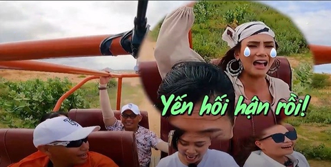 Võ Hoàng Yến như bị Võ Minh Sơn nhập, lộ loạt biểu cảm như tấu hài - Ảnh 3. Võ Hoàng Yến như bị Võ Minh Sơn nhập, lộ loạt biểu cảm như tấu hài - Ảnh 3.