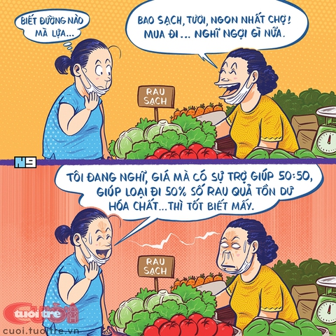 Đi chợ hên xui 50-50 - Ảnh 1. Đi chợ hên xui 50-50 - Ảnh 1.
