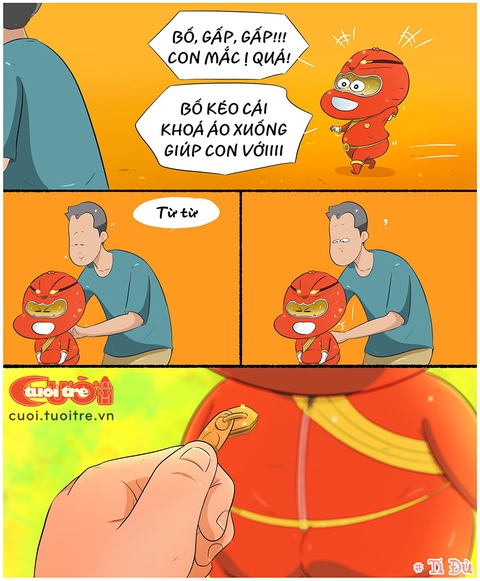 Siêu nhân Tí: Muốn nhanh thì phải từ từ - Ảnh 1. Siêu nhân Tí: Muốn nhanh thì phải từ từ - Ảnh 1.
