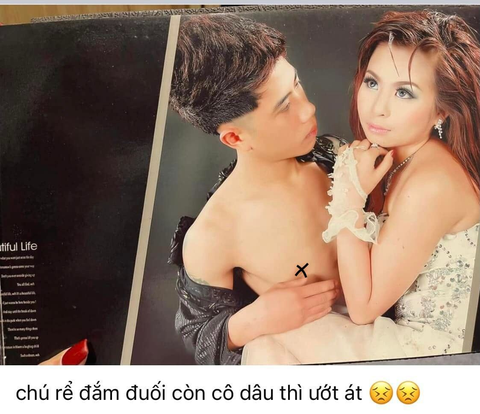 Bộ ảnh cưới hơn chục năm trước được chính chủ review hài hước - Ảnh 1. Bộ ảnh cưới hơn chục năm trước được chính chủ review hài hước - Ảnh 1.