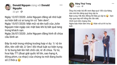 Hoa hậu Thùy Tiên nêu 2 Facebooker đăng ảnh, ám chỉ liên quan đường dây bán dâm - Ảnh 2. Hoa hậu Thùy Tiên nêu 2 Facebooker đăng ảnh, ám chỉ liên quan đường dây bán dâm - Ảnh 2.