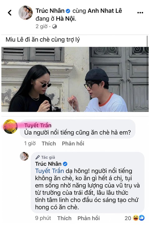 Trúc Nhân ‘xéo xắt’ với cư dân mạng khi bị hỏi lãng xẹt - Ảnh 2. Trúc Nhân ‘xéo xắt’ với cư dân mạng khi bị hỏi lãng xẹt - Ảnh 2.