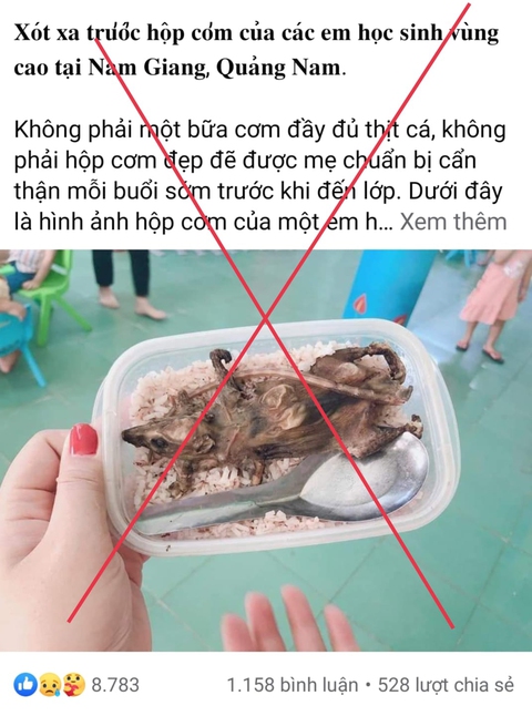 Xác minh thông tin học sinh vùng cao phải ăn cơm với thịt chuột - Ảnh 1. Xác minh thông tin học sinh vùng cao phải ăn cơm với thịt chuột - Ảnh 1.