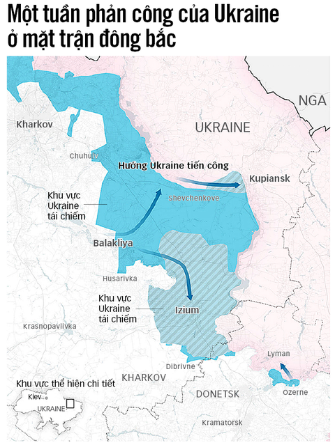 Ukraine đã tổ chức phản công thần tốc như thế nào? - Ảnh 1. Ukraine đã tổ chức phản công thần tốc như thế nào? - Ảnh 1.