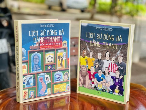Cuộc đời và sự nghiệp của Pele, Johan Cruyff, Michel Platini, Maradona qua sách biếm họa - Ảnh 1. Cuộc đời và sự nghiệp của Pele, Johan Cruyff, Michel Platini, Maradona qua sách biếm họa - Ảnh 1.