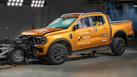 Bài thử đâm va cực mạnh cho thấy Ford Ranger 2023 đạt điểm an toàn tối đa - Ảnh 2. Bài thử đâm va cực mạnh cho thấy Ford Ranger 2023 đạt điểm an toàn tối đa - Ảnh 2.