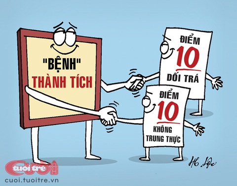 Điểm 10 hệ nhà làm: Thành tích đánh bay chất lượng - Ảnh 2. Điểm 10 hệ nhà làm: Thành tích đánh bay chất lượng - Ảnh 2.