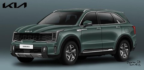 Kia Sorento 2023 lần đầu lộ diện: Thay thiết kế đầu xe, đèn pha dạng dọc - Ảnh 1. Kia Sorento 2023 lần đầu lộ diện: Thay thiết kế đầu xe, đèn pha dạng dọc - Ảnh 1.