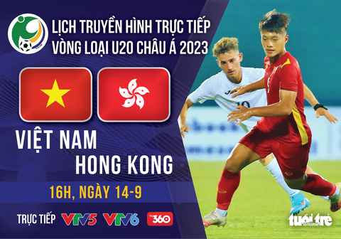 Lịch trực tiếp U20 Việt Nam gặp Hong Kong ở vòng loại Giải U20 châu Á 2023 - Ảnh 1. Lịch trực tiếp U20 Việt Nam gặp Hong Kong ở vòng loại Giải U20 châu Á 2023 - Ảnh 1.