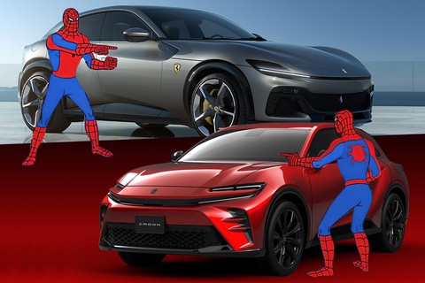 SUV mới của Ferrari bị so với xe Toyota vì có nhiều nét tương đồng thiết kế - Ảnh 1. SUV mới của Ferrari bị so với xe Toyota vì có nhiều nét tương đồng thiết kế - Ảnh 1.