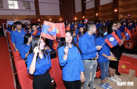 Trung ương Đoàn đón nhận Huân chương Lao động hạng nhất của nước bạn Lào - Ảnh 5. Trung ương Đoàn đón nhận Huân chương Lao động hạng nhất của nước bạn Lào - Ảnh 5.