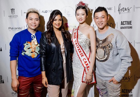 Hoa hậu Harnaaz Sandhu phấn khích xem mẫu Việt bịt mắt mặc đồ tái chế đi catwalk - Ảnh 3. Hoa hậu Harnaaz Sandhu phấn khích xem mẫu Việt bịt mắt mặc đồ tái chế đi catwalk - Ảnh 3.