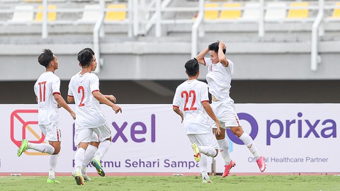 Thắng Timor Leste 4-0, U20 Việt Nam tiếp tục dẫn đầu bảng F - Ảnh 1. Thắng Timor Leste 4-0, U20 Việt Nam tiếp tục dẫn đầu bảng F - Ảnh 1.