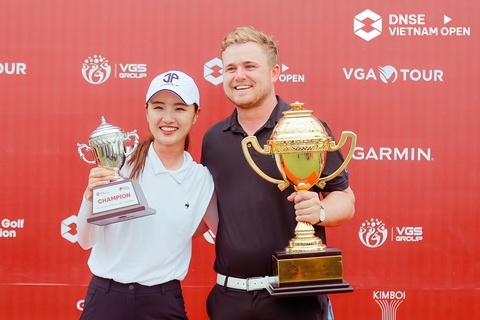 Joel Troy và Lina Kim vô địch Giải golf DNSE Vietnam Open 2022 - Ảnh 2. Joel Troy và Lina Kim vô địch Giải golf DNSE Vietnam Open 2022 - Ảnh 2.