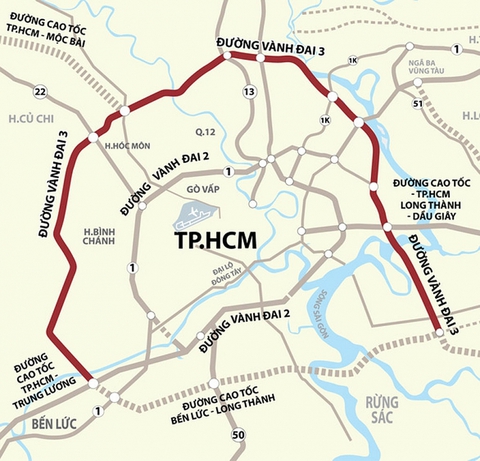 Đường vành đai 3 - cú hích cho kinh tế, bất động sản TP.HCM - Ảnh 3. Đường vành đai 3 - cú hích cho kinh tế, bất động sản TP.HCM - Ảnh 3.