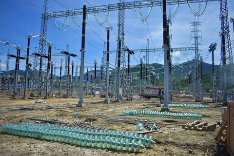 Chạy đua tiến độ trên công trường trạm biến áp 500kV Vân Phong - Ảnh 1. Chạy đua tiến độ trên công trường trạm biến áp 500kV Vân Phong - Ảnh 1.