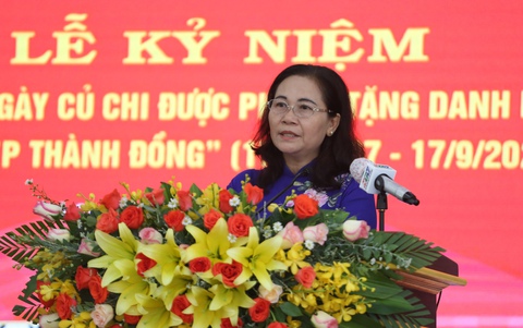 Kỷ niệm 55 năm Củ Chi - Đất thép thành đồng: Phát huy sức mạnh nội sinh, kiến thiết quê hương - Ảnh 3. Kỷ niệm 55 năm Củ Chi - Đất thép thành đồng: Phát huy sức mạnh nội sinh, kiến thiết quê hương - Ảnh 3.