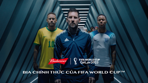 Hoàng Đức cùng Messi - Neymar - Sterling trong chiến dịch FIFA World Cup 2022 của Budweiser - Ảnh 2. Hoàng Đức cùng Messi - Neymar - Sterling trong chiến dịch FIFA World Cup 2022 của Budweiser - Ảnh 2.
