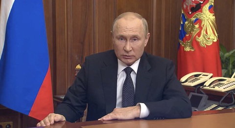 Tổng thống Putin ban hành lệnh động viên cục bộ, nước Nga vào tình trạng thời chiến - Ảnh 1. Tổng thống Putin ban hành lệnh động viên cục bộ, nước Nga vào tình trạng thời chiến - Ảnh 1.