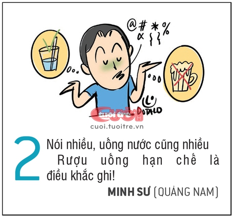 10 Biện pháp vui để tránh ngộ độc rượu - Ảnh 2. 10 Biện pháp vui để tránh ngộ độc rượu - Ảnh 2.