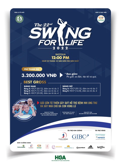 Khởi động Golf Swing For Life lần thứ 22 - Ảnh 3. Khởi động Golf Swing For Life lần thứ 22 - Ảnh 3.