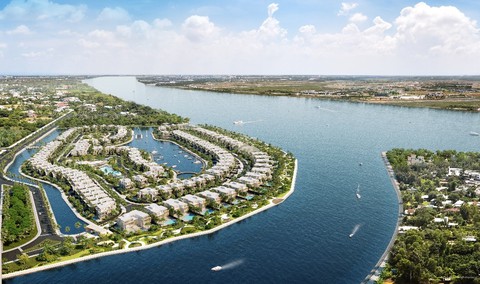 Thế đất thủy bao trong phong thủy của dinh thự hàng hiệu The Rivus - Ảnh 1. Thế đất thủy bao trong phong thủy của dinh thự hàng hiệu The Rivus - Ảnh 1.