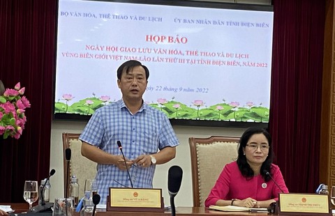 Ngày hội giao lưu văn hóa, thể thao và du lịch vùng biên giới Việt Nam - Lào năm 2022 - Ảnh 1. Ngày hội giao lưu văn hóa, thể thao và du lịch vùng biên giới Việt Nam - Lào năm 2022 - Ảnh 1.