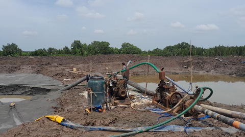 Chủ tịch tỉnh Sóc Trăng chỉ đạo điều tra vụ khai thác cát dưới lòng đất - Ảnh 1. Chủ tịch tỉnh Sóc Trăng chỉ đạo điều tra vụ khai thác cát dưới lòng đất - Ảnh 1.