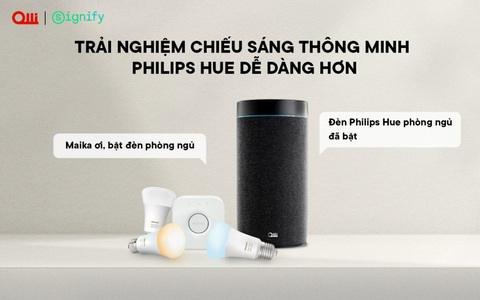 Philips Hue - Lần đầu tiên tích hợp trợ lý ảo thuần Việt Maika - Ảnh 2. Philips Hue - Lần đầu tiên tích hợp trợ lý ảo thuần Việt Maika - Ảnh 2.
