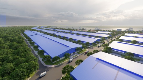 KCN Cầu cảng Phước Đông, Long An: Nhà xưởng thiết kế thông minh, hiện đại - Ảnh 1. KCN Cầu cảng Phước Đông, Long An: Nhà xưởng thiết kế thông minh, hiện đại - Ảnh 1.