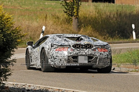‘Hậu duệ’ Lamborghini Aventador gặp trục trặc khi đang thử nghiệm - Ảnh 4. ‘Hậu duệ’ Lamborghini Aventador gặp trục trặc khi đang thử nghiệm - Ảnh 4.