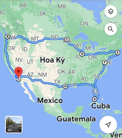 Du khách Việt một mình chạy mô tô hơn 20.000km vòng quanh nước Mỹ - Ảnh 2. Du khách Việt một mình chạy mô tô hơn 20.000km vòng quanh nước Mỹ - Ảnh 2.