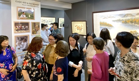 Một đời tranh thủy mặc, tưởng nhớ họa sĩ Trương Hán Minh - Ảnh 1. Một đời tranh thủy mặc, tưởng nhớ họa sĩ Trương Hán Minh - Ảnh 1.