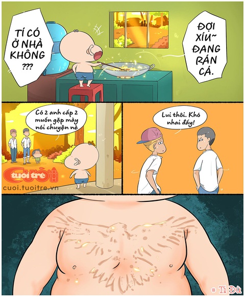 Thằng Tí đóng vai đại bàng thôn - Ảnh 1. Thằng Tí đóng vai đại bàng thôn - Ảnh 1.