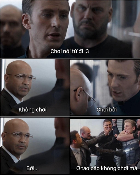 Fan Việt chế ảnh ép siêu anh hùng Captain America chơi nối chữ! - Ảnh 4. Fan Việt chế ảnh ép siêu anh hùng Captain America chơi nối chữ! - Ảnh 4.