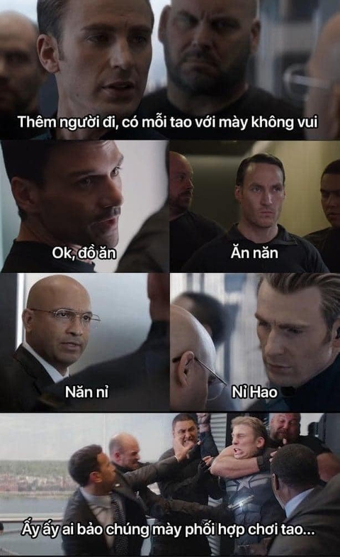 Fan Việt chế ảnh ép siêu anh hùng Captain America chơi nối chữ! - Ảnh 10. Fan Việt chế ảnh ép siêu anh hùng Captain America chơi nối chữ! - Ảnh 10.