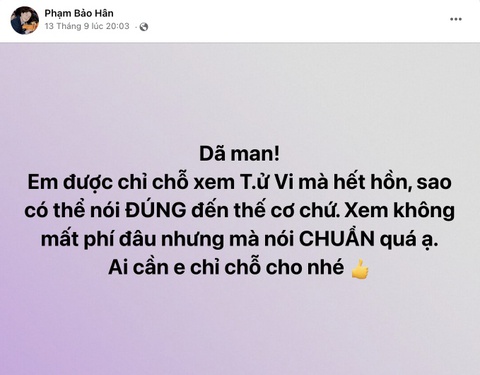 Bất ngờ giới thiệu xem bói miễn phí, sao Việt bị nghi xài chiêu ‘lùa gà’? - Ảnh 4. Bất ngờ giới thiệu xem bói miễn phí, sao Việt bị nghi xài chiêu ‘lùa gà’? - Ảnh 4.