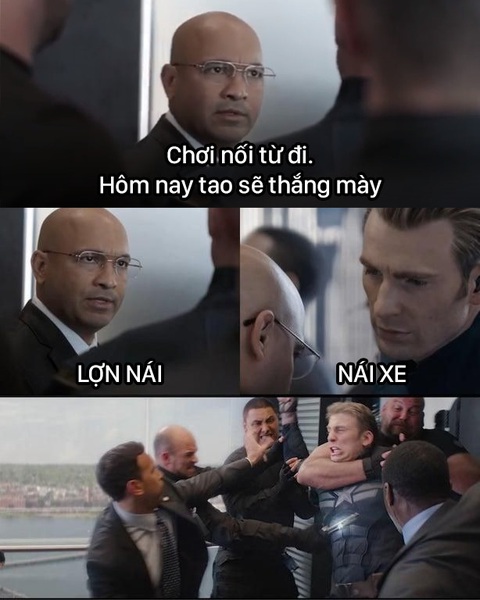 Fan Việt chế ảnh ép siêu anh hùng Captain America chơi nối chữ! - Ảnh 6. Fan Việt chế ảnh ép siêu anh hùng Captain America chơi nối chữ! - Ảnh 6.