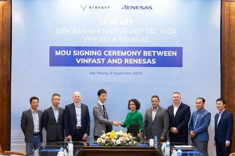 VinFast và Renesas hợp tác phát triển công nghệ ô tô điện - Ảnh 1. VinFast và Renesas hợp tác phát triển công nghệ ô tô điện - Ảnh 1.