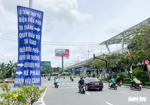 Giảm tải cầu Nguyễn Hữu Cảnh để chờ phương án sửa chữa - Ảnh 5. Giảm tải cầu Nguyễn Hữu Cảnh để chờ phương án sửa chữa - Ảnh 5.