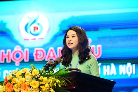 Chị Chu Hồng Minh tái cử chức vụ bí thư Thành Đoàn Hà Nội - Ảnh 1. Chị Chu Hồng Minh tái cử chức vụ bí thư Thành Đoàn Hà Nội - Ảnh 1.